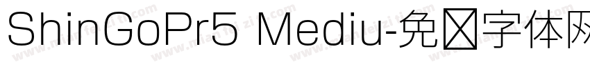 ShinGoPr5 Mediu字体转换